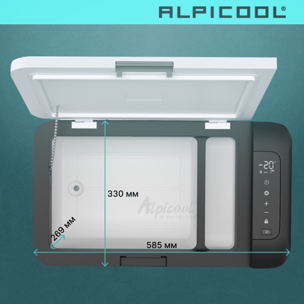 Компрессорный автохолодильник Alpicool K25 (12/24V)